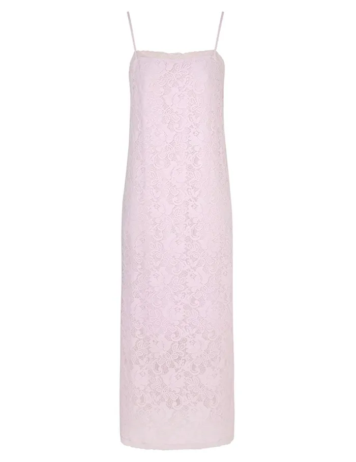 Women Dresses Zimmermann Lace Midi Dress Lilac