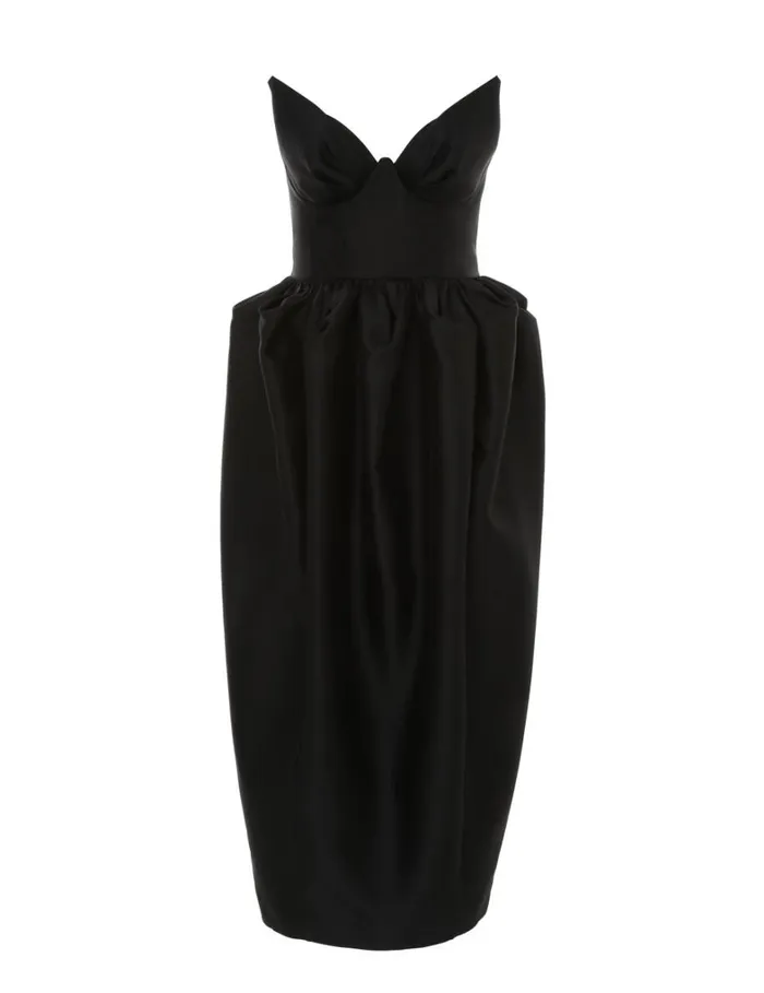 Women Dresses Zimmermann Matchmaker Bustier Midi Dress Black