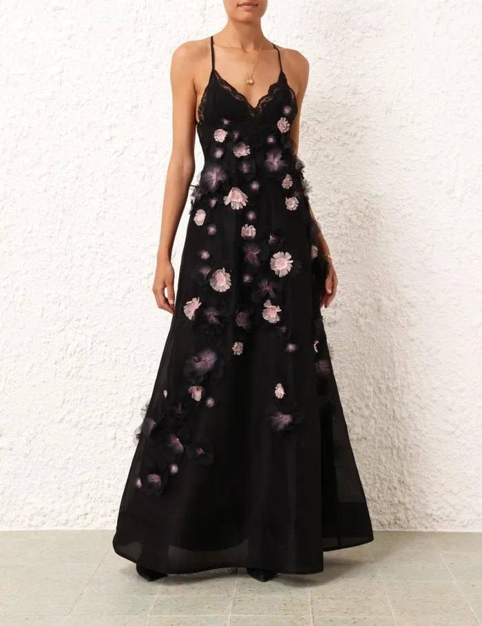 Women Dresses Zimmermann Matchmaker Daisy Slip Dress Blackpink