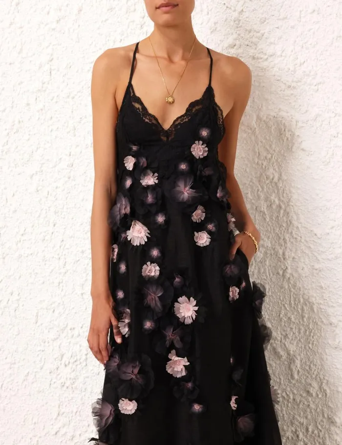 Women Dresses Zimmermann Matchmaker Daisy Slip Dress Blackpink