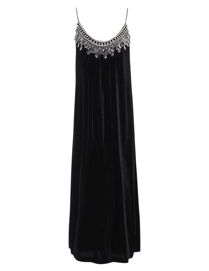 Women Dresses Zimmermann Matchmaker Diamante Slip Dress Black