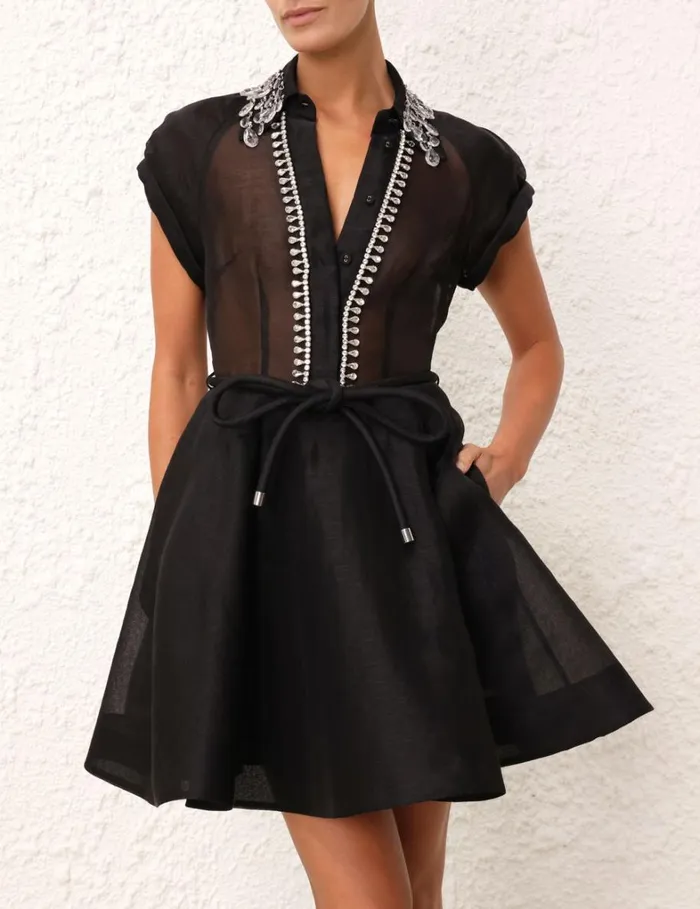 Women Dresses Zimmermann Matchmaker Flip Dress Black