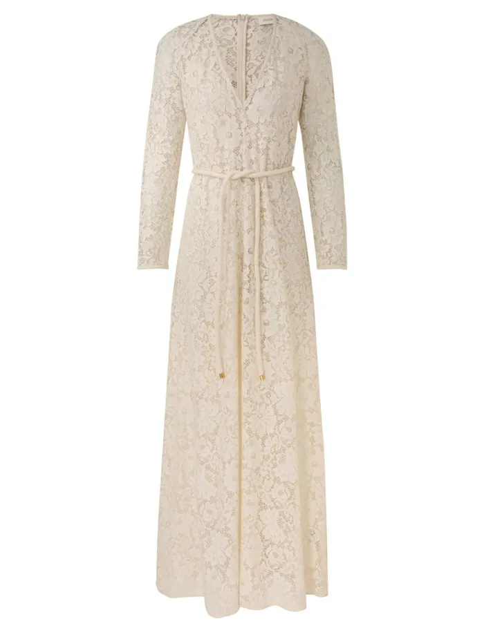 Women Dresses Zimmermann Matchmaker Lace Sheath Dress Cream