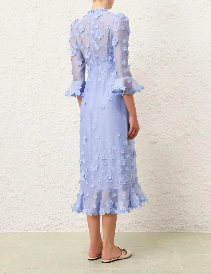 Women Dresses Zimmermann Matchmaker Lift Off Midi Jacaranda