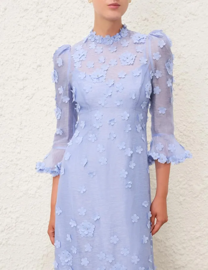 Women Dresses Zimmermann Matchmaker Lift Off Midi Jacaranda