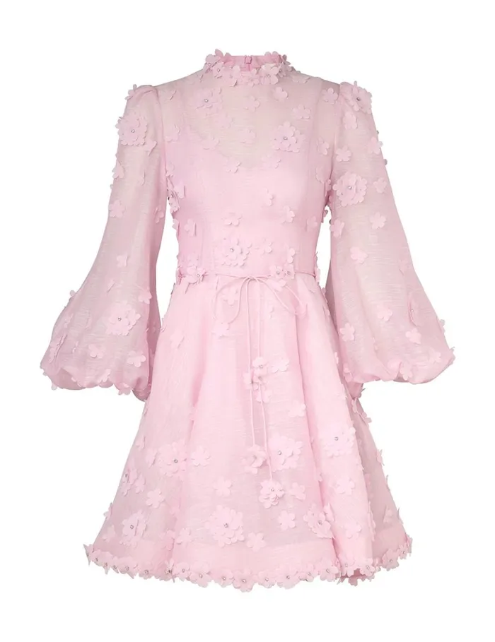 Women Dresses Zimmermann Matchmaker Lift Off Mini Lilac
