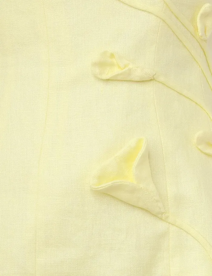Women Dresses Zimmermann Matchmaker Rose Mini Lemon