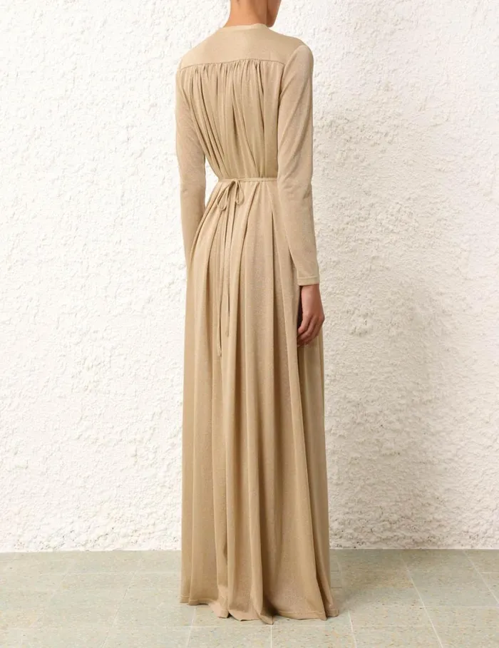 Women Dresses Zimmermann Matchmaker Smock Dress Gold