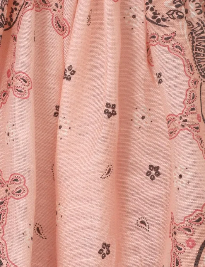 Women Dresses Zimmermann Matchmaker Structured Mini Pink Bandana