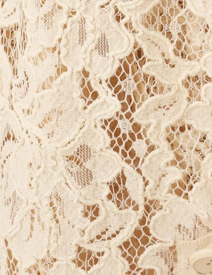 Women Dresses Zimmermann Natura Lace Trench Dress Tea
