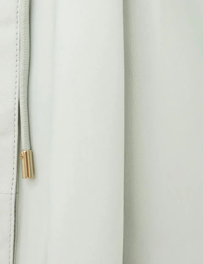 Women Dresses Zimmermann Natura Leather Tuck Dress Mint