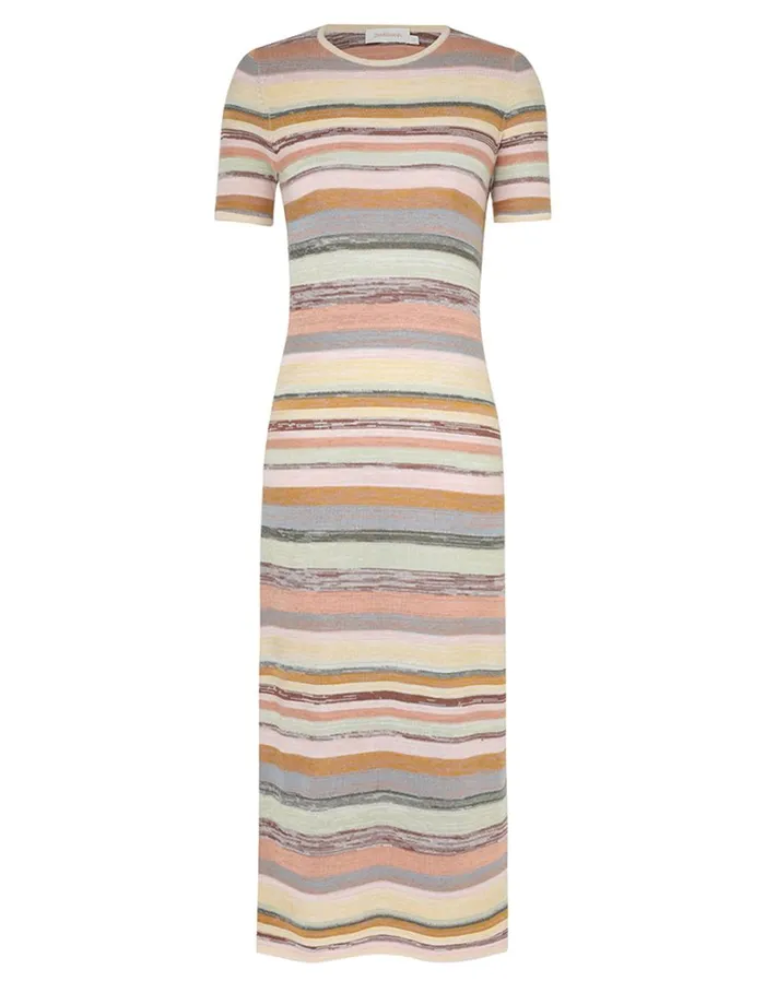 Women Dresses Zimmermann Natura Mouline Midi Dress Multi
