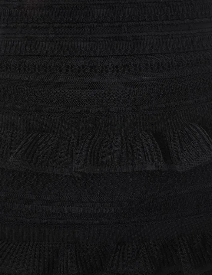 Women Dresses Zimmermann Natura Ruffle Dress Black