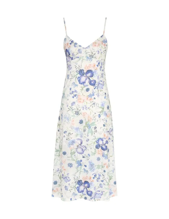 Women Dresses Zimmermann Natura Tubular Midi Blue Garden Print