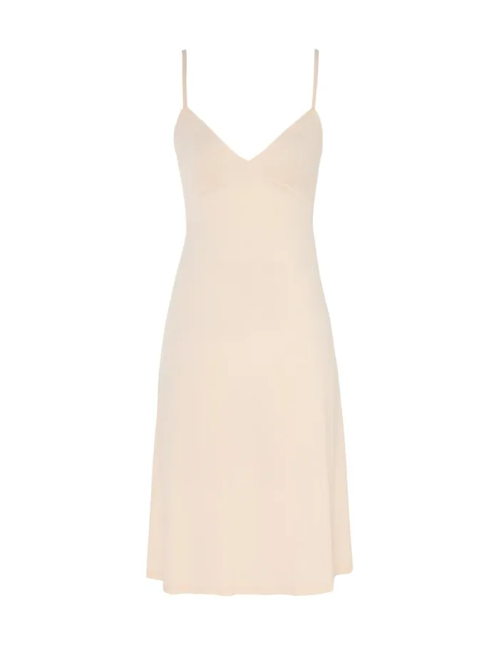 Women Dresses Zimmermann Natura V Neck Button Midi Buff