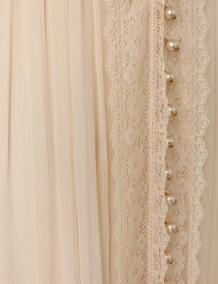 Women Dresses Zimmermann Natura V Neck Button Midi Buff