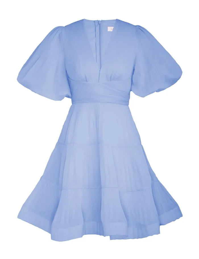 Women Dresses Zimmermann Pleated Mini Dress Jacaranda