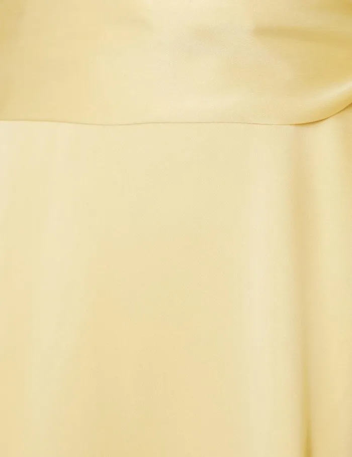 Women Dresses Zimmermann Silk Wrap Midi Dress Butter