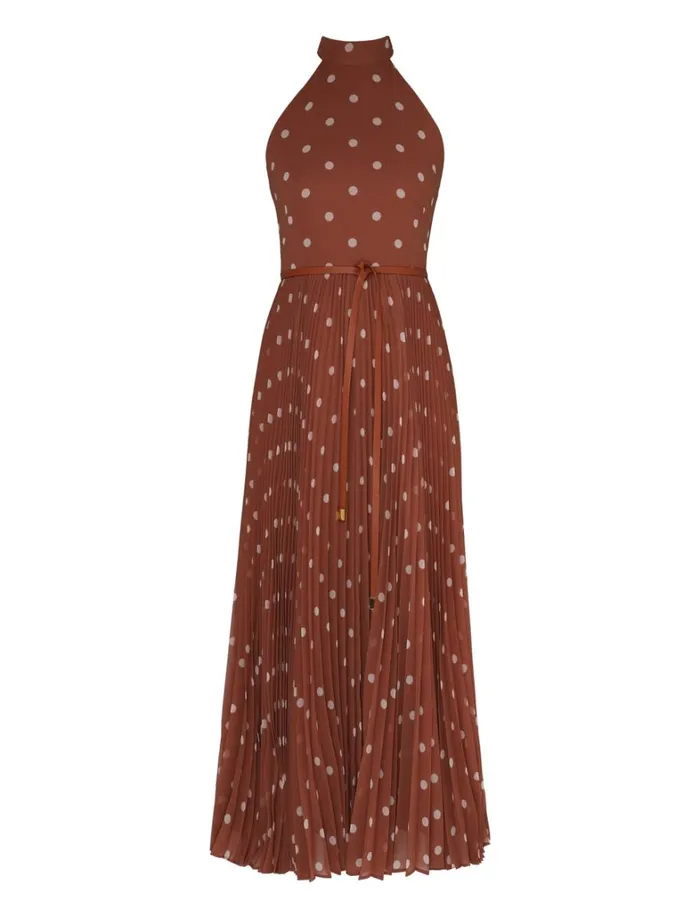 Women Dresses Zimmermann Sunray Picnic Dress Aragoncream Dot