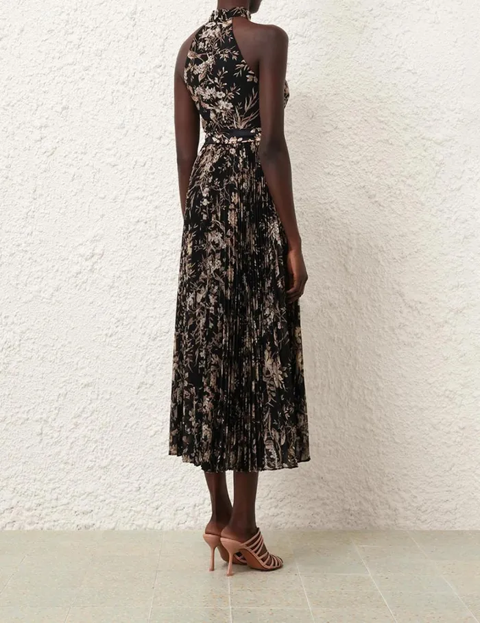 Women Dresses Zimmermann Sunray Picnic Dress Black Mockingbird