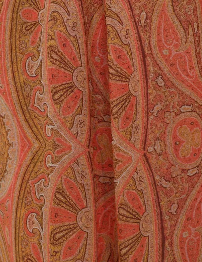 Women Dresses Zimmermann Tranquillity Sheath Dress Red Paisley