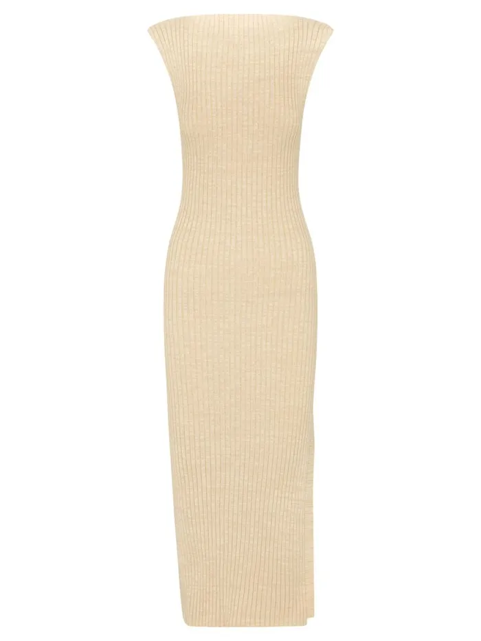 Women Drew Dress Wheat The UNDONE Dresses