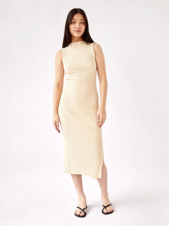 Women Drew Dress Wheat The UNDONE Dresses
