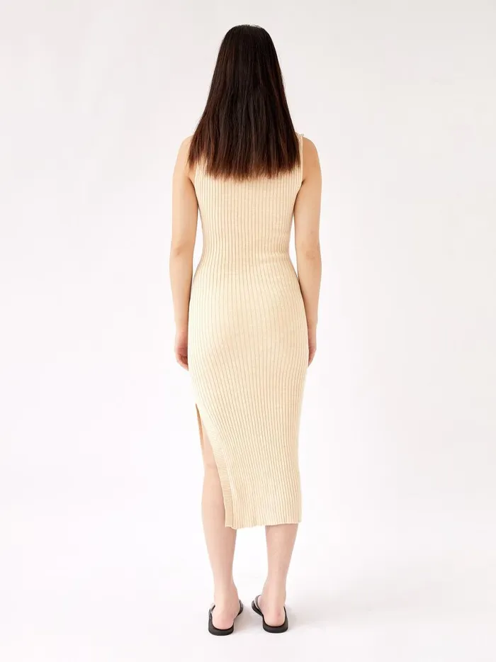 Women Drew Dress Wheat The UNDONE Dresses