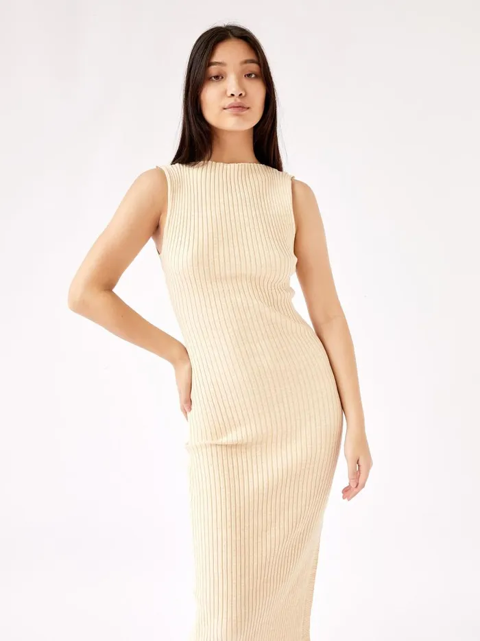 Women Drew Dress Wheat The UNDONE Dresses