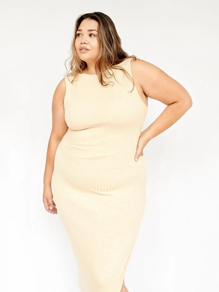 Women Drew Dress Wheat The UNDONE Dresses