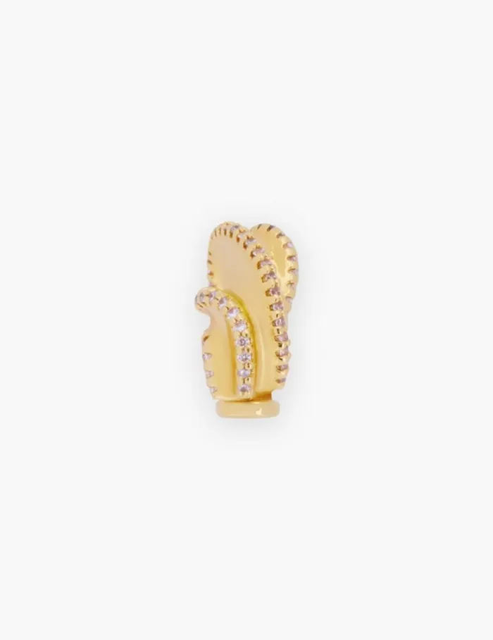 Women Earrings Zimmermann Paint Stroke Ear Cuff Gold
