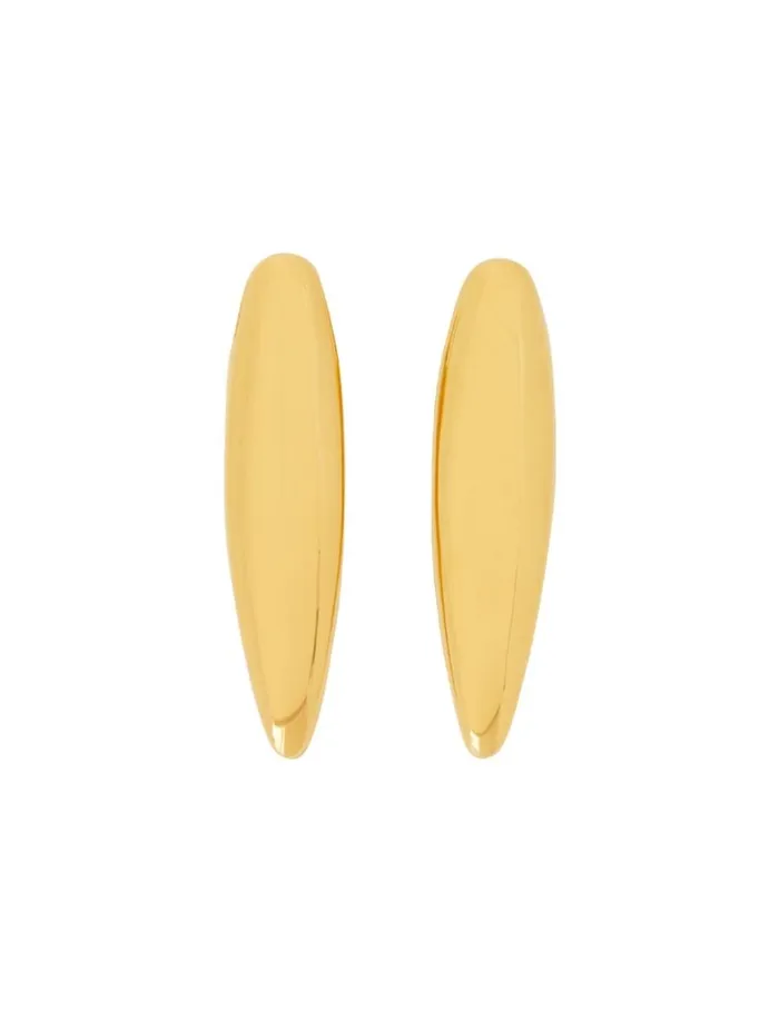 Women Earrings Zimmermann Paint Stroke Earrings Gold