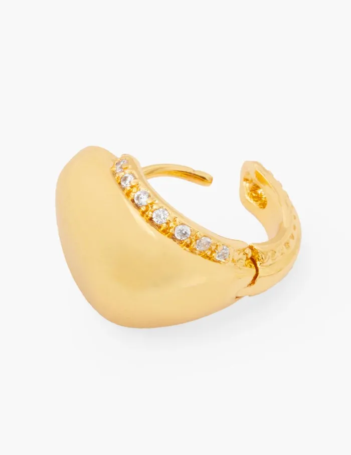 Women Earrings Zimmermann Pebble Huggies Gold