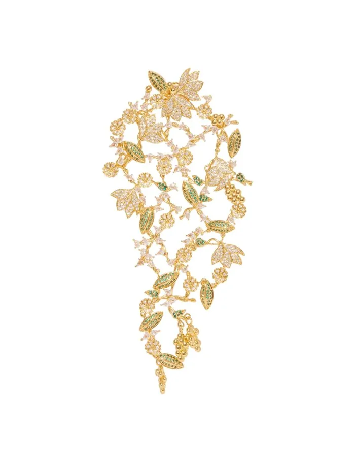 Women Earrings Zimmermann Zimmermann Bloom Drop Earring Goldgreen