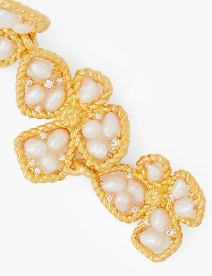 Women Earrings Zimmermann Zimmermann Bloom Large Dangles Goldpearl