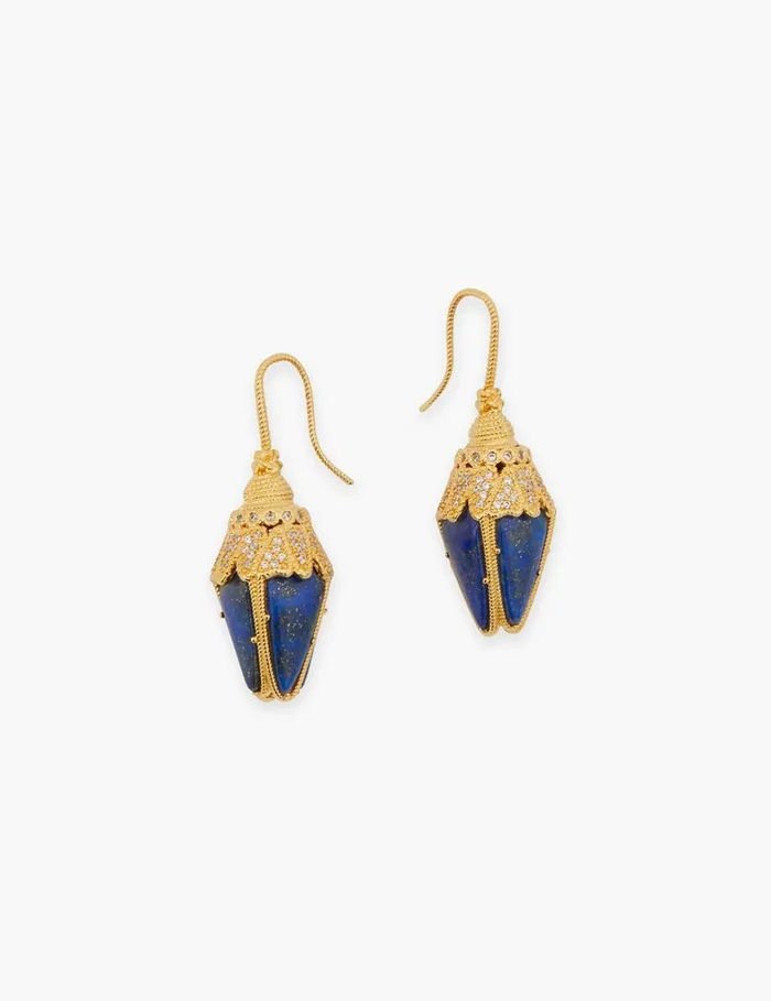 Women Earrings Zimmermann Zimmermann Bloom Teardrops Goldlapis