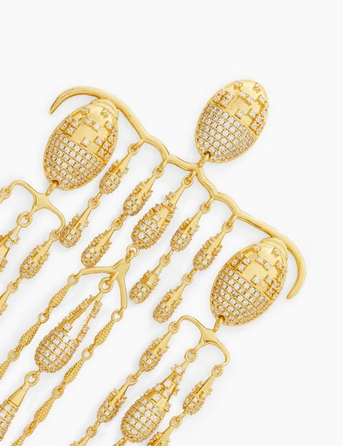 Women Earrings Zimmermann Zimmermann Midnight Chandelier Gold