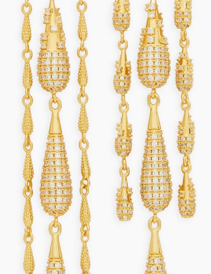 Women Earrings Zimmermann Zimmermann Midnight Chandelier Gold