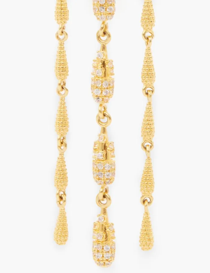Women Earrings Zimmermann Zimmermann Midnight Earrings Gold