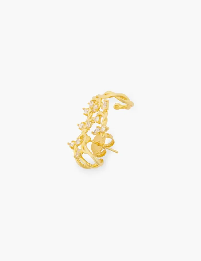 Women Earrings Zimmermann Zimmermann Radiant Ear Crawler Gold