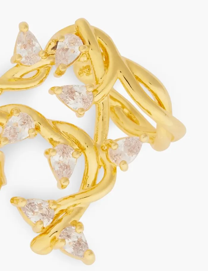 Women Earrings Zimmermann Zimmermann Radiant Ear Crawler Gold