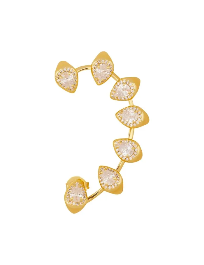 Women Earrings Zimmermann Zimmermann Radiant Ear Cuff Gold