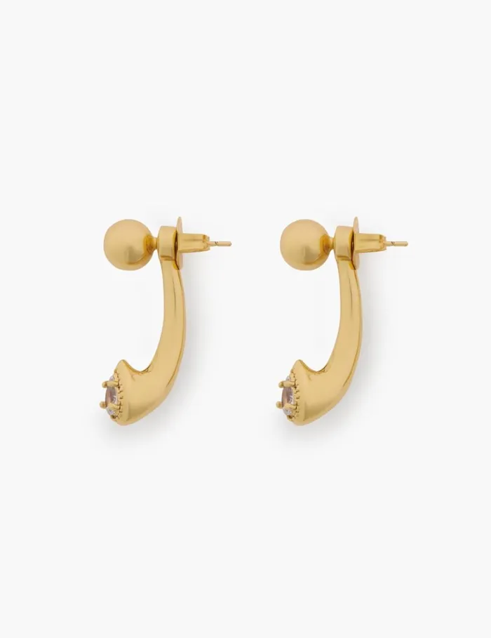 Women Earrings Zimmermann Zimmermann Radiant Ear Jacket Gold