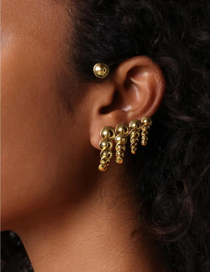 Women Earrings Zimmermann Zimmermann Swing Ear Cuff Gold