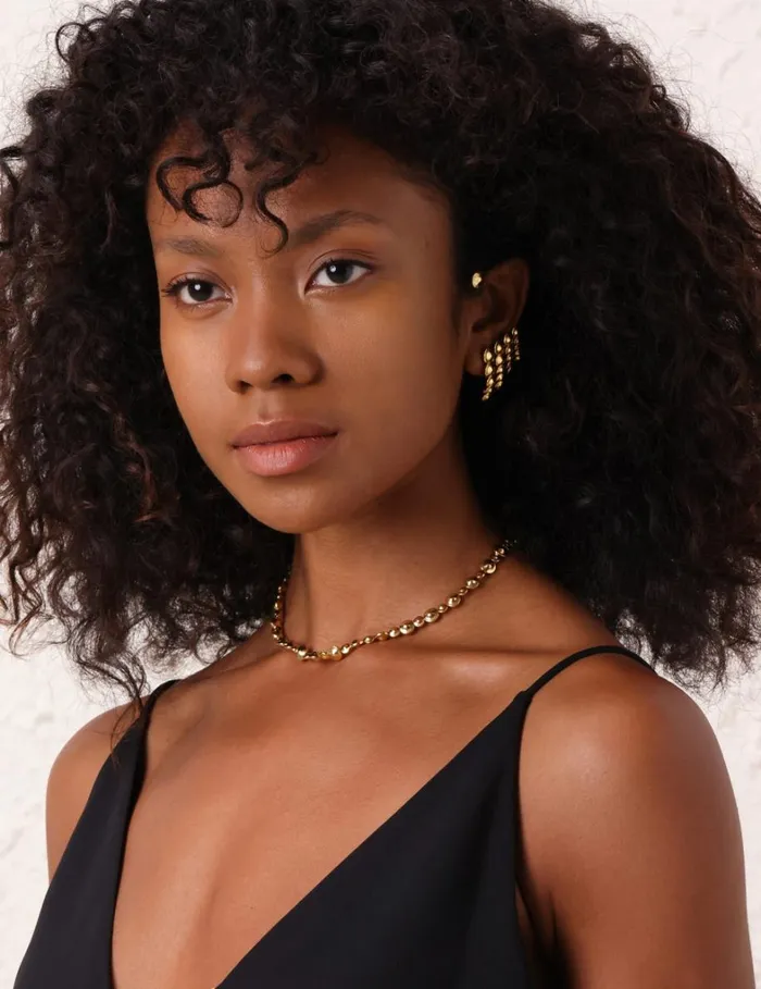 Women Earrings Zimmermann Zimmermann Swing Ear Cuff Gold