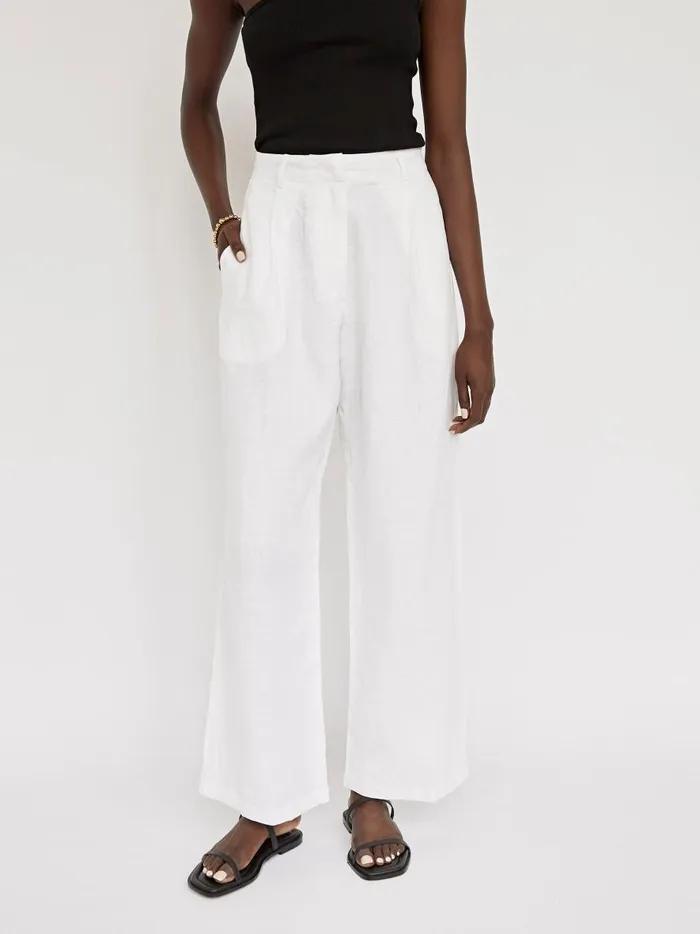 Women El Toro Pants White The UNDONE Pants