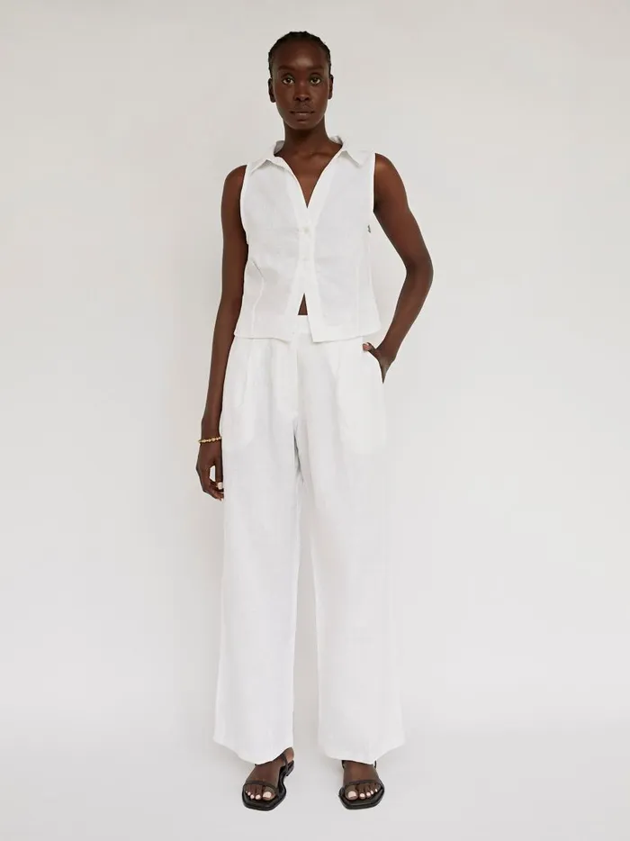 Women El Toro Pants White The UNDONE Pants