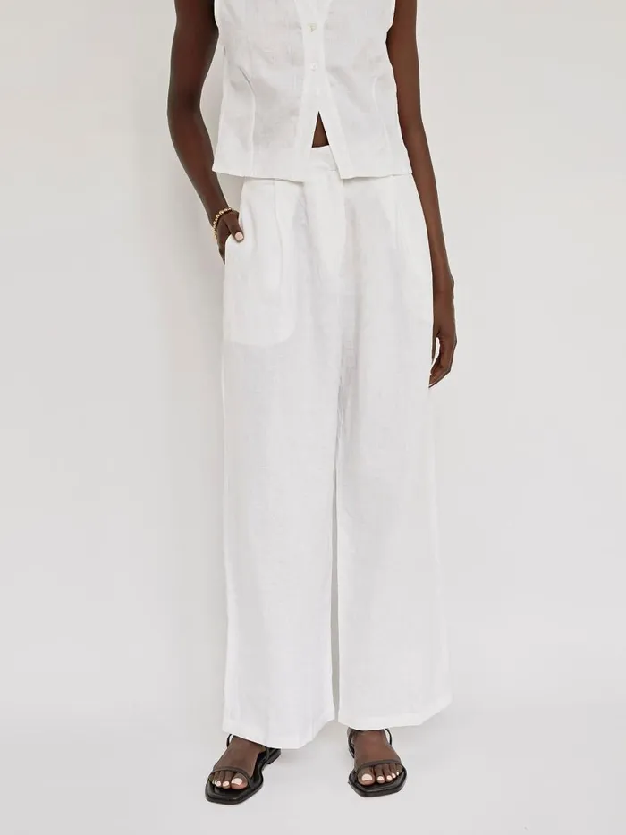 Women El Toro Pants White The UNDONE Pants