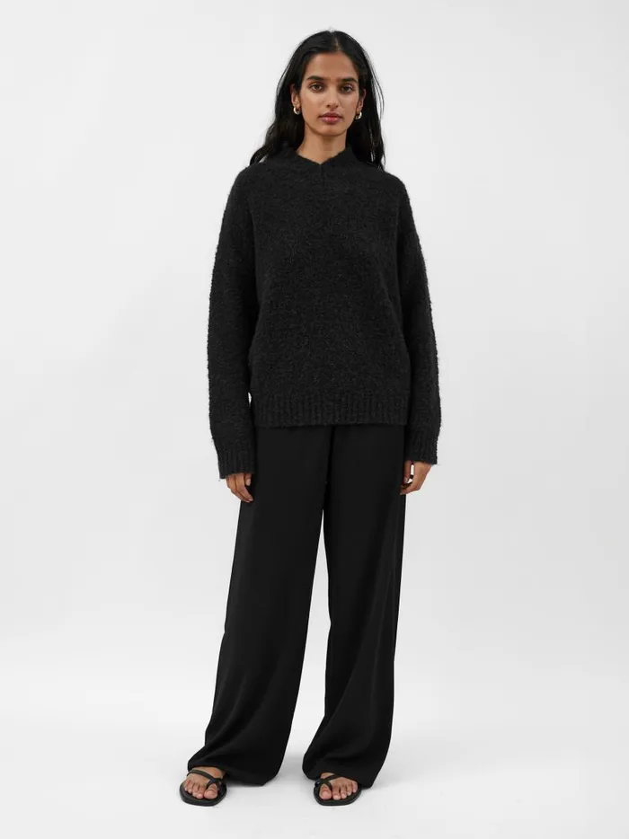 Women Emelio Jumper Black The UNDONE Knitwear