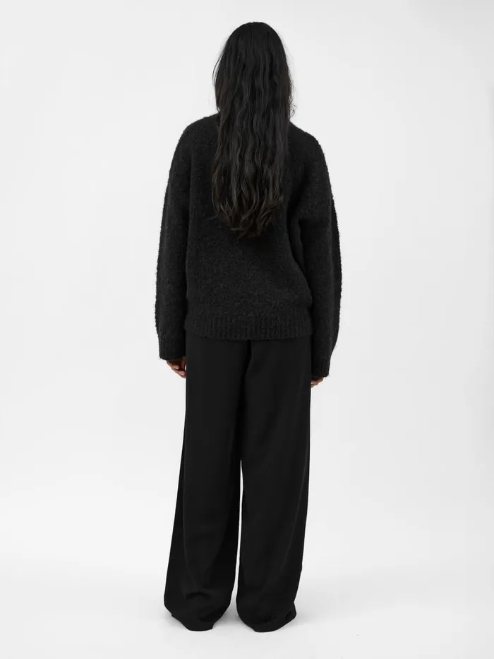 Women Emelio Jumper Black The UNDONE Knitwear